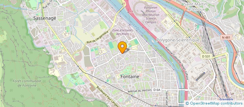 localisation de l'entreprise MONSIEUR IBRAHIM AKKURT  FONTAINE