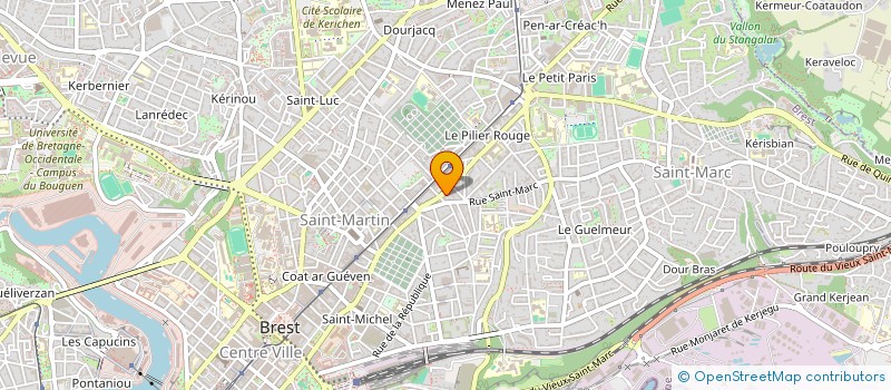localisation de l'entreprise MONSIEUR IBRAHIM AL RASHEED à BREST