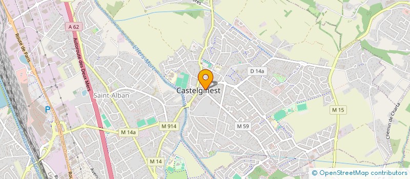 localisation de l'entreprise MONSIEUR IBRAHIM ALHMOUD  CASTELGINEST