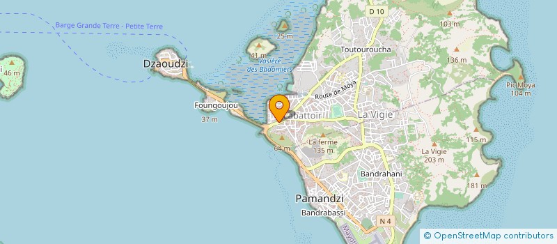 localisation de l'entreprise MONSIEUR IBRAHIM ALI à DZAOUDZI