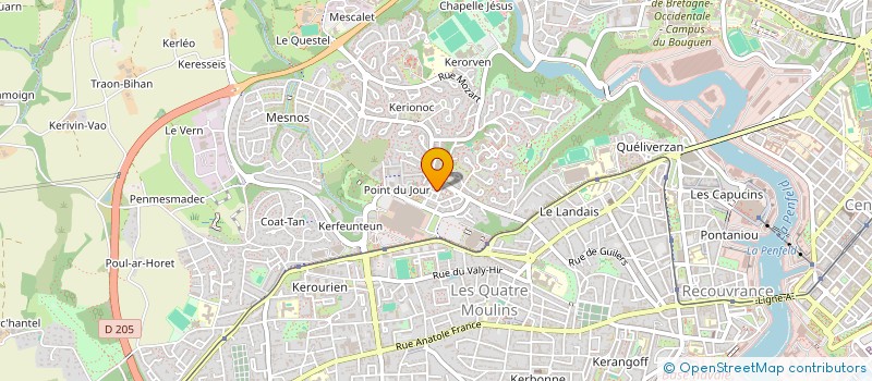 localisation de l'entreprise MONSIEUR IBRAHIM ALI à BREST