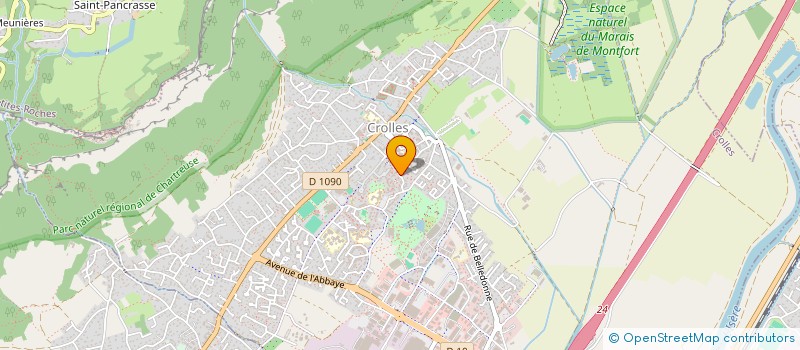 localisation de l'entreprise MONSIEUR IBRAHIM ALI OZGUR  CROLLES