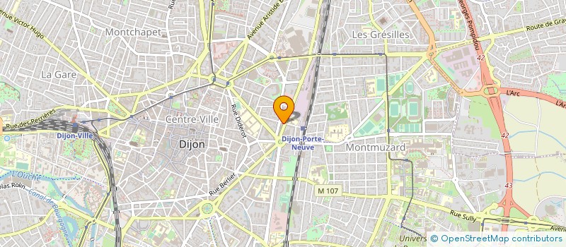 localisation de l'entreprise MONSIEUR IBRAHIM ALIU à DIJON