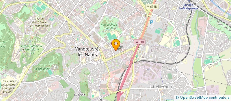 localisation de l'entreprise MONSIEUR IBRAHIM ALJASSEM  VANDUVRE-LES-NANCY