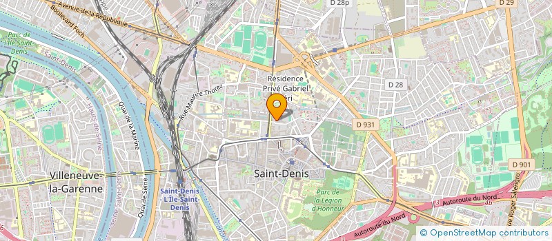 localisation de l'entreprise MONSIEUR IBRAHIM ALLAM à SAINT-DENIS