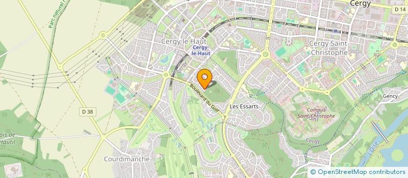 localisation de l'entreprise MONSIEUR IBRAHIM ALLAOUI  CERGY