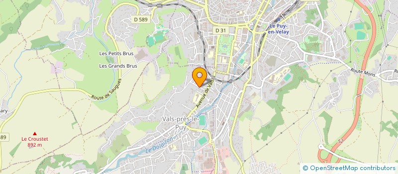 localisation de l'entreprise MONSIEUR IBRAHIM ALNASHEF  VALS-PRES-LE-PUY