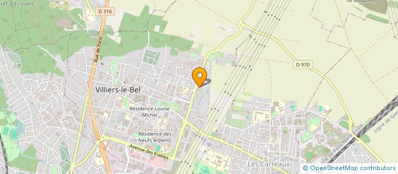 localisation de l'entreprise MONSIEUR IBRAHIM AMER  SARCELLES