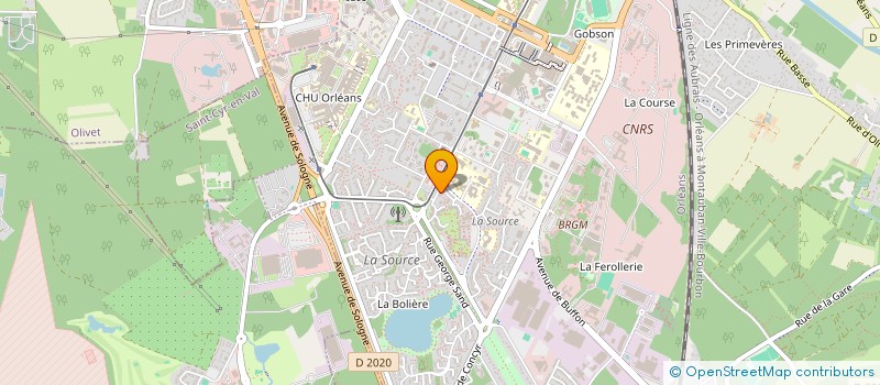 localisation de l'entreprise MONSIEUR IBRAHIM AMSHIAKH  ORLEANS