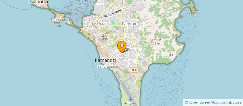 localisation de l'entreprise MONSIEUR IBRAHIM ANKIDINE à PAMANDZI