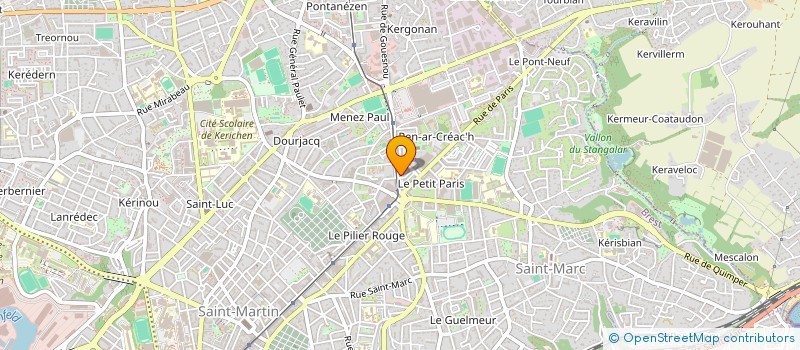 localisation de l'entreprise MONSIEUR IBRAHIM AOUFI à BREST