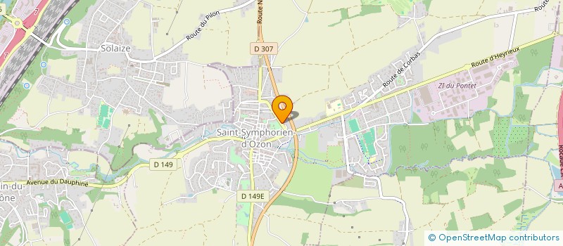 localisation de l'entreprise MONSIEUR IBRAHIM ASBIK  SAINT-SYMPHORIEN-D'OZON