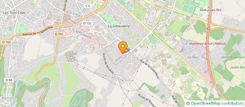 localisation de l'entreprise MONSIEUR IBRAHIM ASSANI à POITIERS