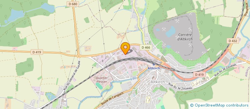 localisation de l'entreprise MONSIEUR IBRAHIM ATAK  ALTKIRCH