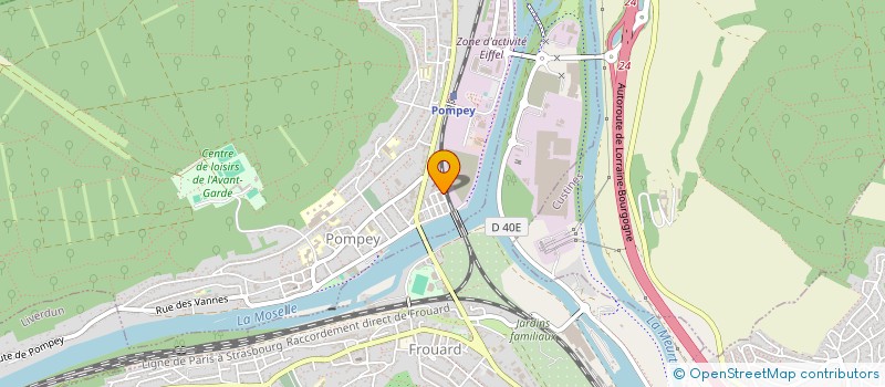 localisation de l'entreprise MONSIEUR IBRAHIM ATES  POMPEY