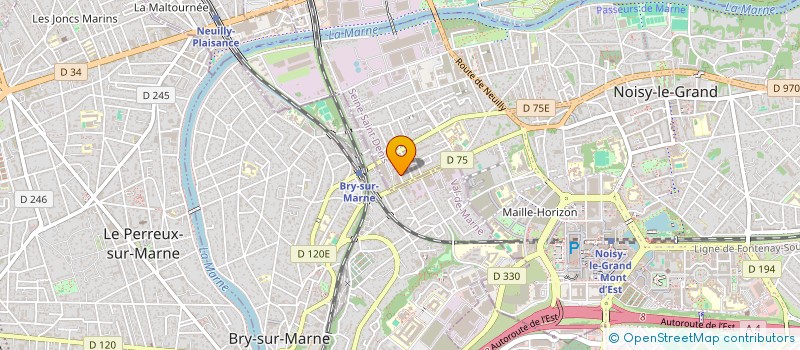 localisation de l'entreprise MONSIEUR IBRAHIM ATTO  NOISY-LE-GRAND