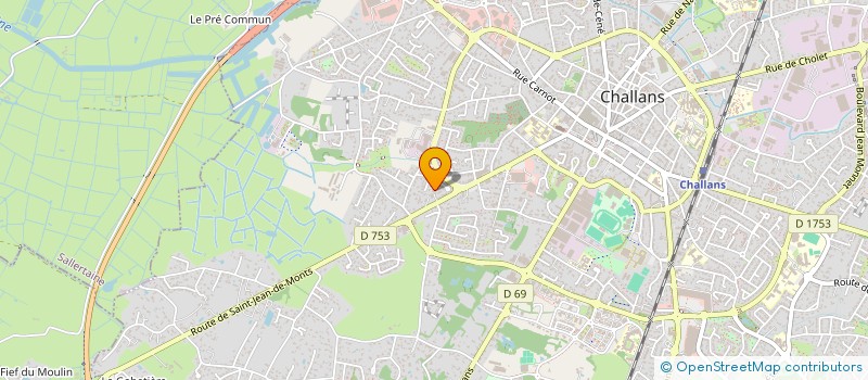 localisation de l'entreprise MONSIEUR IBRAHIM AWADALA AHMED à CHALLANS