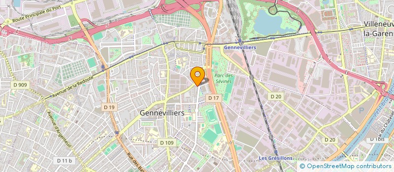 localisation de l'entreprise MONSIEUR IBRAHIM AZZAOUI à GENNEVILLIERS