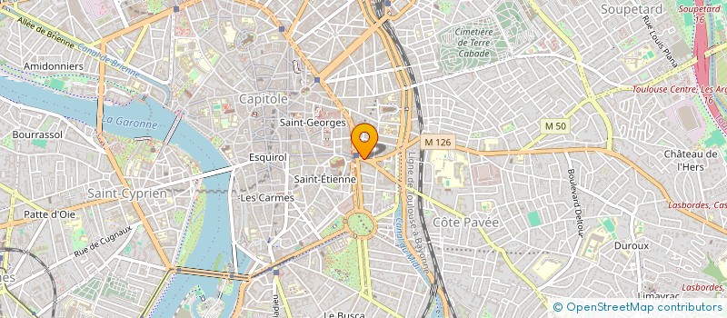 localisation de l'entreprise MONSIEUR IBRAHIM BABOUCHE  TOULOUSE
