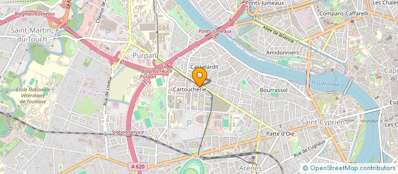 localisation de l'entreprise MONSIEUR IBRAHIM BAGAARI IBRAHIM à TOULOUSE