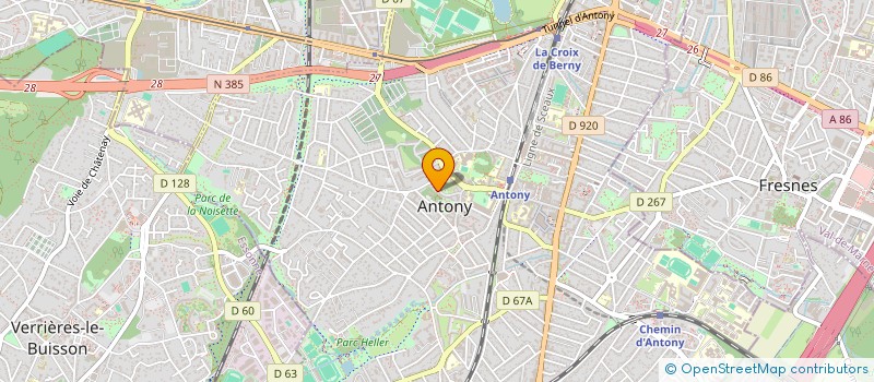 localisation de l'entreprise MONSIEUR IBRAHIM BALDE à ANTONY