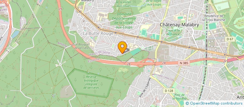 localisation de l'entreprise MONSIEUR IBRAHIM BAMBA  CHATENAY-MALABRY