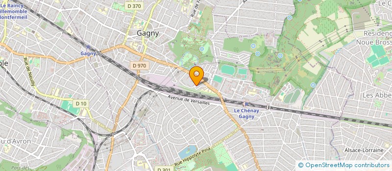 localisation de l'entreprise MONSIEUR IBRAHIM BAMBA TIEMOGO  GAGNY