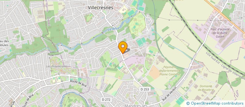 localisation de l'entreprise MONSIEUR IBRAHIM BANGOURA  VILLECRESNES