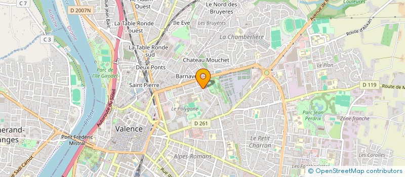 localisation de l'entreprise MONSIEUR IBRAHIM BARRIE  VALENCE