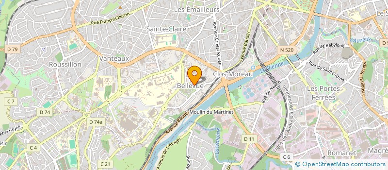 localisation de l'entreprise MONSIEUR IBRAHIM BARRY à LIMOGES