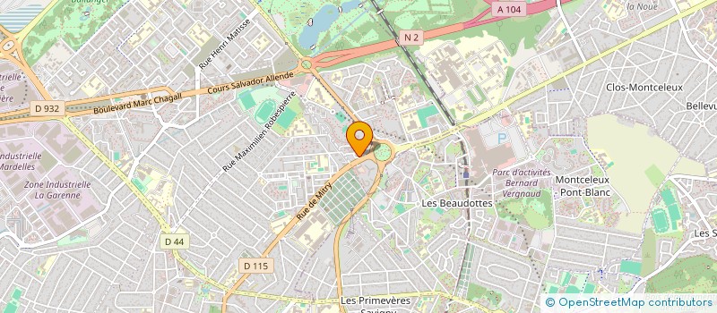localisation de l'entreprise MONSIEUR IBRAHIM BARRY ADONDE à AULNAY-SOUS-BOIS