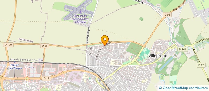 localisation de l'entreprise MONSIEUR IBRAHIM BASSOUM  VILLEPREUX