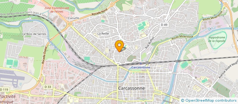 localisation de l'entreprise MONSIEUR IBRAHIM BELBACHIR à CARCASSONNE