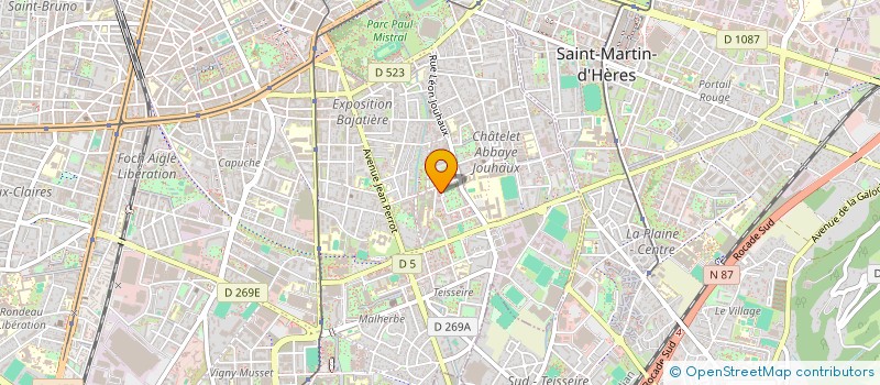 localisation de l'entreprise MONSIEUR IBRAHIM BELGHAZALI  GRENOBLE