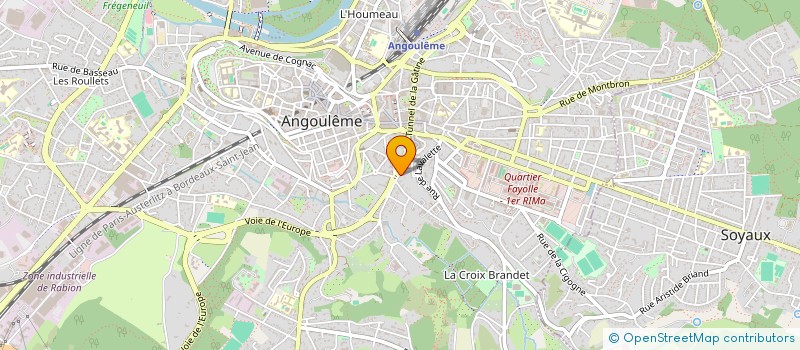 localisation de l'entreprise MONSIEUR IBRAHIM BEN ABDELBASET à ANGOULEME