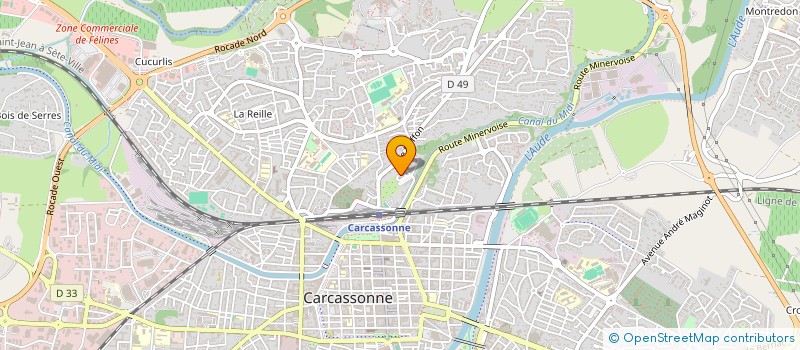 localisation de l'entreprise MONSIEUR IBRAHIM BEN MANSUR à CARCASSONNE