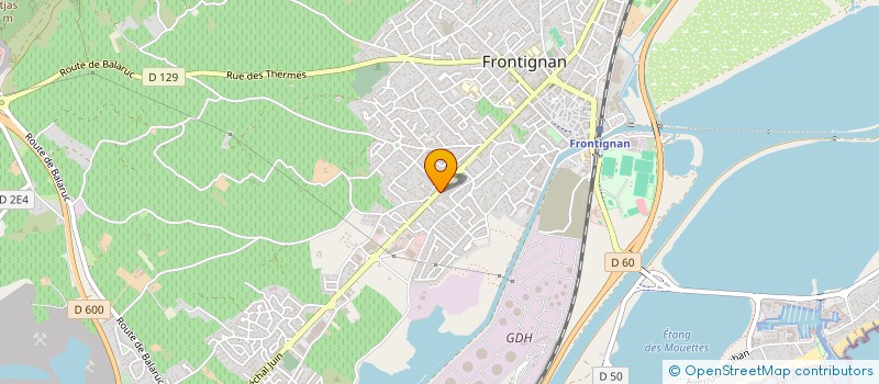 localisation de l'entreprise MONSIEUR IBRAHIM BEN YEDIR à FRONTIGNAN