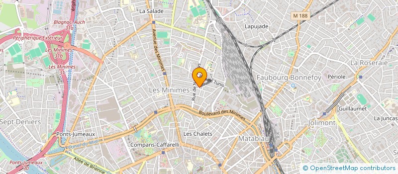localisation de l'entreprise MONSIEUR IBRAHIM BENABDA à TOULOUSE