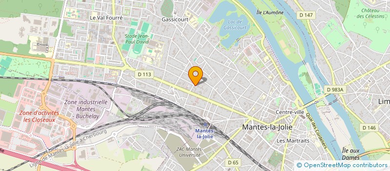 localisation de l'entreprise MONSIEUR IBRAHIM BENESSALAH à MANTES-LA-JOLIE