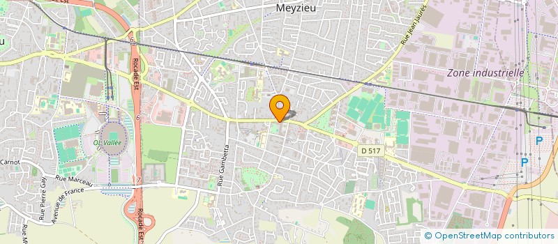 localisation de l'entreprise MONSIEUR IBRAHIM BENYAKHLEF  MEYZIEU