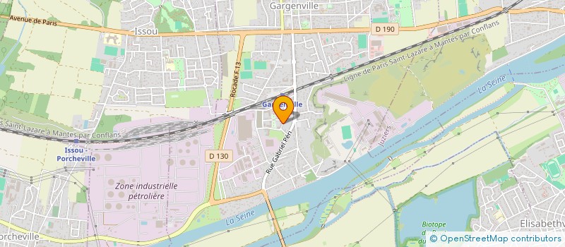 localisation de l'entreprise MONSIEUR IBRAHIM BENZAHRA  GARGENVILLE