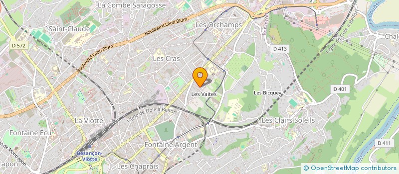 localisation de l'entreprise MONSIEUR IBRAHIM BOUALI à BESANCON