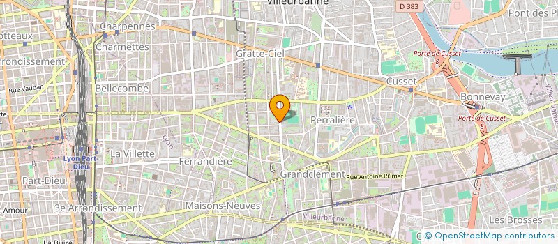 localisation de l'entreprise MONSIEUR IBRAHIM BOUDADI  VILLEURBANNE