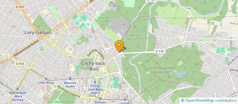 localisation de l'entreprise MONSIEUR IBRAHIM BOUDAOUD à CLICHY-SOUS-BOIS