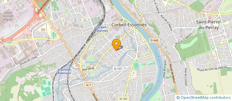 localisation de l'entreprise MONSIEUR IBRAHIM BOUGARBA à CORBEIL-ESSONNES