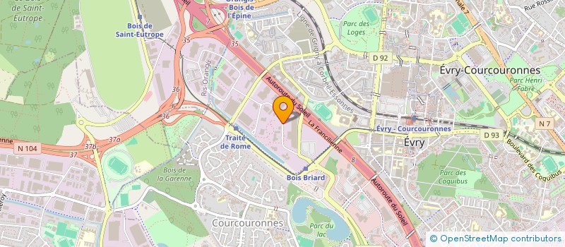 localisation de l'entreprise MONSIEUR IBRAHIM BOUGUEDDIMA  EVRY-COURCOURONNES