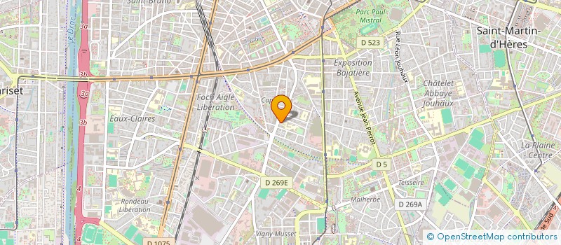 localisation de l'entreprise MONSIEUR IBRAHIM BOULKANDOUL  GRENOBLE