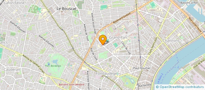 localisation de l'entreprise MONSIEUR IBRAHIM BOUROUGAA  BORDEAUX