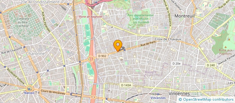 localisation de l'entreprise MONSIEUR IBRAHIM BOUZNED à MONTREUIL