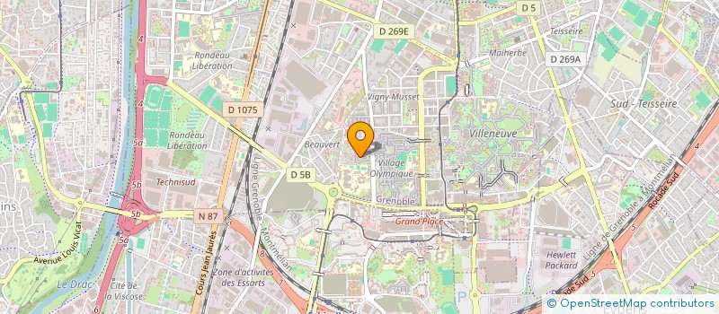 localisation de l'entreprise MONSIEUR IBRAHIM BRAIK  GRENOBLE